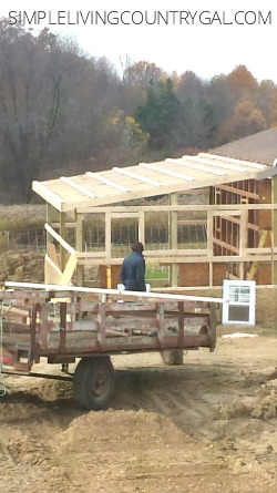 As the Amish build the barn extension, they showed us how to slow down and live simply. 