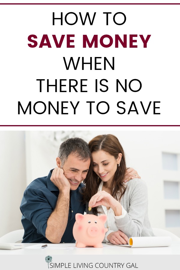 HOW TO SAVE MONEY When you're Broke