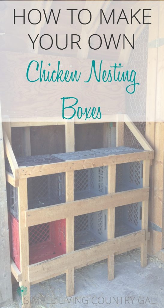 Building Milk Crate Chicken Nesting Boxes Simple Living Country Gal