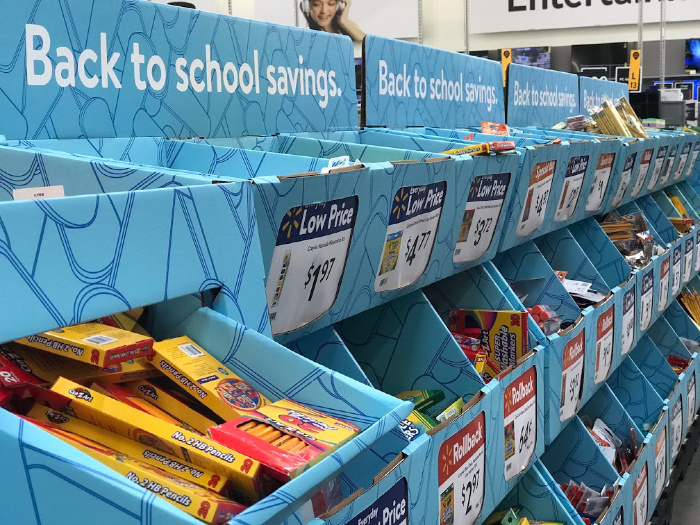 Shop school supplies on sale to make Christmas time easier on the budget. This means you start your Christmas shopping during summer. 