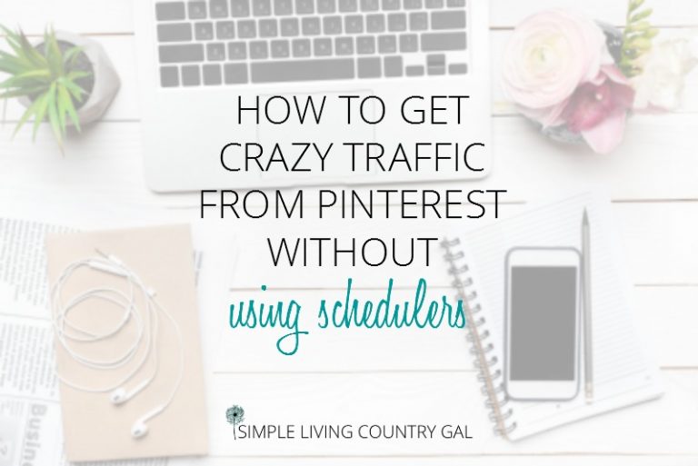How To Get Crazy Pinterest Traffic Without Using Schedulers