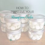 Enjoy fresh garlic year round with this easy step by step guide.
