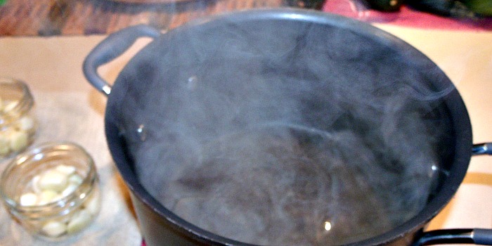 boil vinegar to can garlic and preserve garlic cloves. Tips on preserving garlic cloves. 