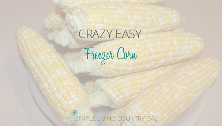 Super Easy Sweet Freezer Corn