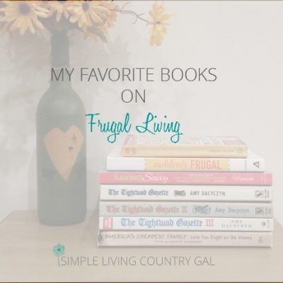 With so many books out there on Frugal Living it is hard to know which ones are best. Here is my list of my favorite books on living cheap!