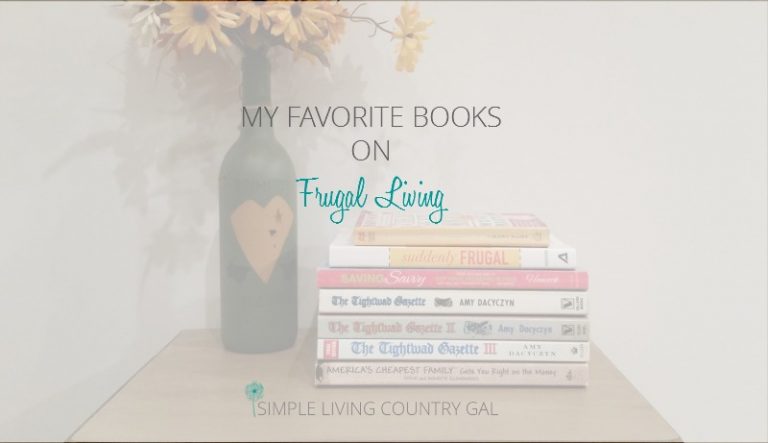 My Favorite Books On Frugal Living