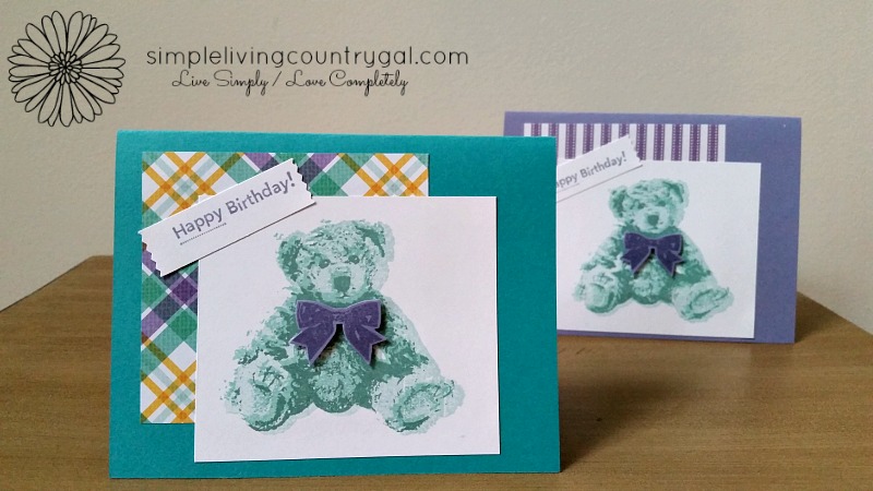 Homemade handcrafted cards made with Stampin' Up products. Comment on my blog for more information!