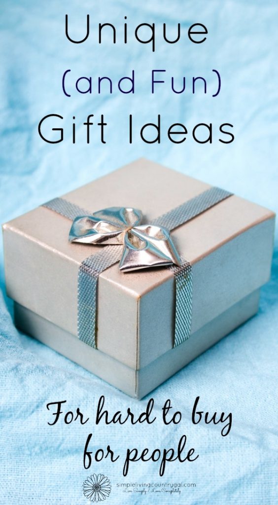 Unique gift ideas