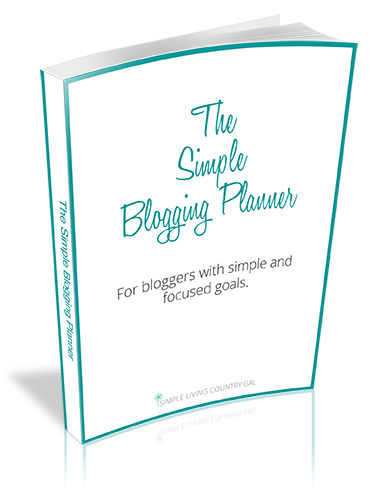 Get your blog started with The Simple Blogging Planner. 