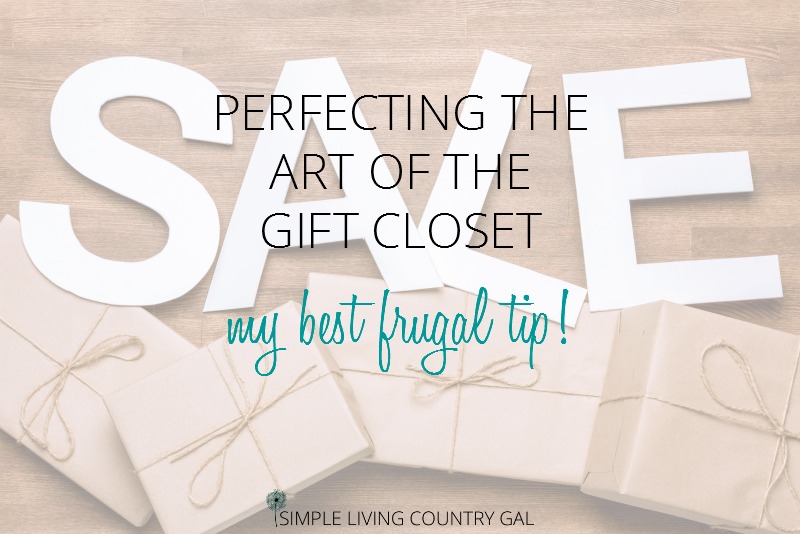 follow these tips on how to fill, organize and use a gift closet to save thousands every year! 