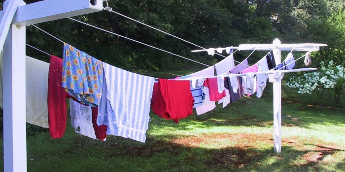 Why spend money using a clothes dryer when you could air dry and save more cash? 