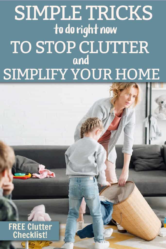 things you can do right now to cut clutter