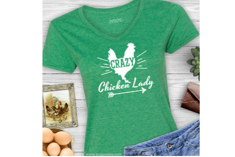 The crazy chicken lady in your life will love this funny and cute chicken lady shirt as a gift