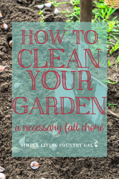Cleaning up the Garden Checklist for Fall Simple Living Country Gal