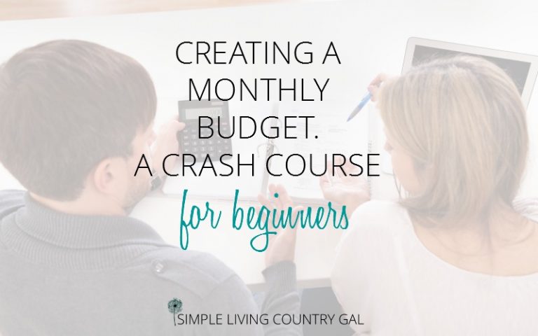 How To Make A Budget. A Crash Course For Beginners.