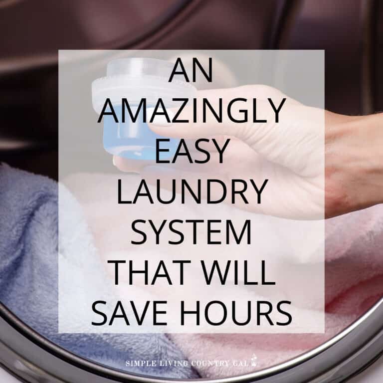 An Easy Laundry System That Will Save You Hours