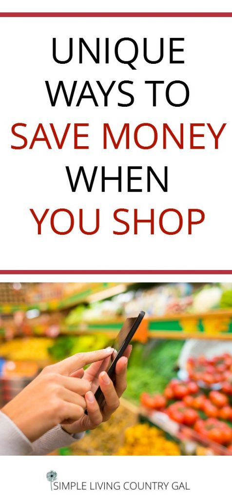 Unique and creative apps that help you save money when you shop. 
