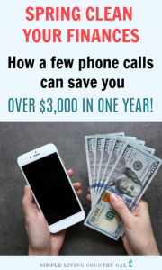 To spring clean your finances, start with making phone calls. Contacting your utility providers can save you over $3,000 in one year!