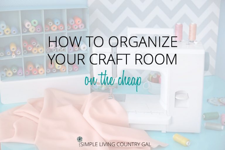Craft Room Organization Tips on the Cheap