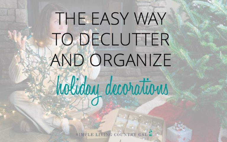 Declutter Holiday Decorations