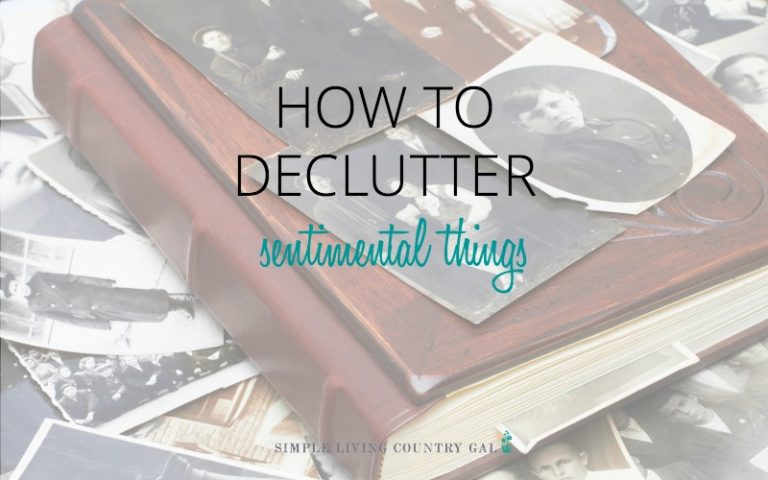 How to Deal With Sentimental Clutter