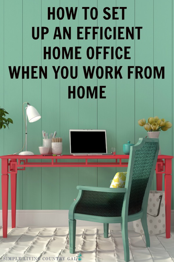 a step by step guide to setting up an office in your home