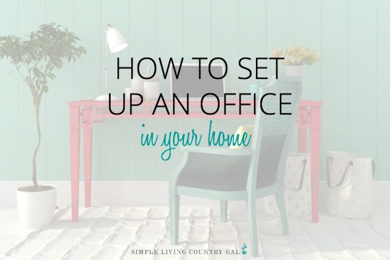 How To Set Up A Home Office
