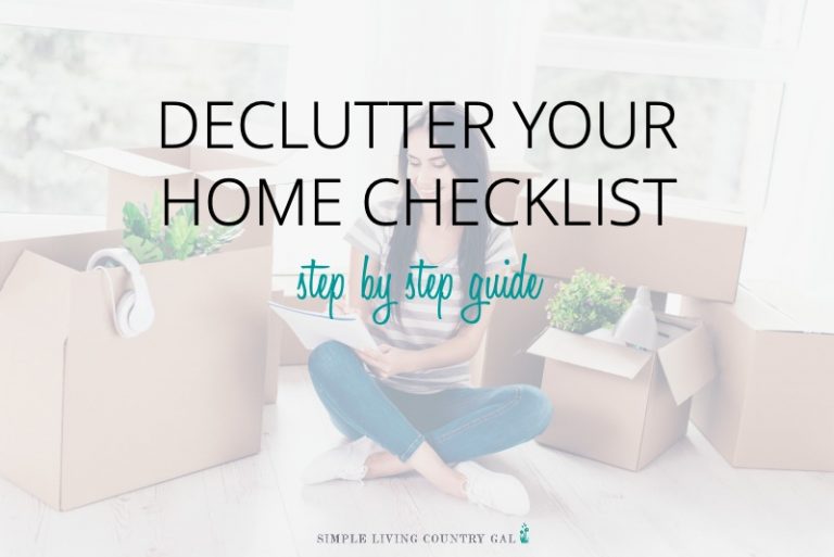 Printable Declutter Checklist PDF