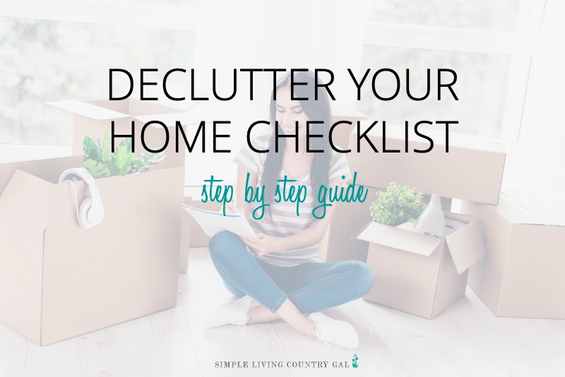 declutter checklist pdf