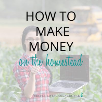 Do you love to garden and raise animals and desperately want to learn how to do this from home and make money too? Then this list might just help. My top 5 ways that I make money on my homestead and how I make a full-time income doing what I love. Yes, I make bank raising goats and chickens and now you can too! #makemoneyhomesteading #makemoney #slcg
