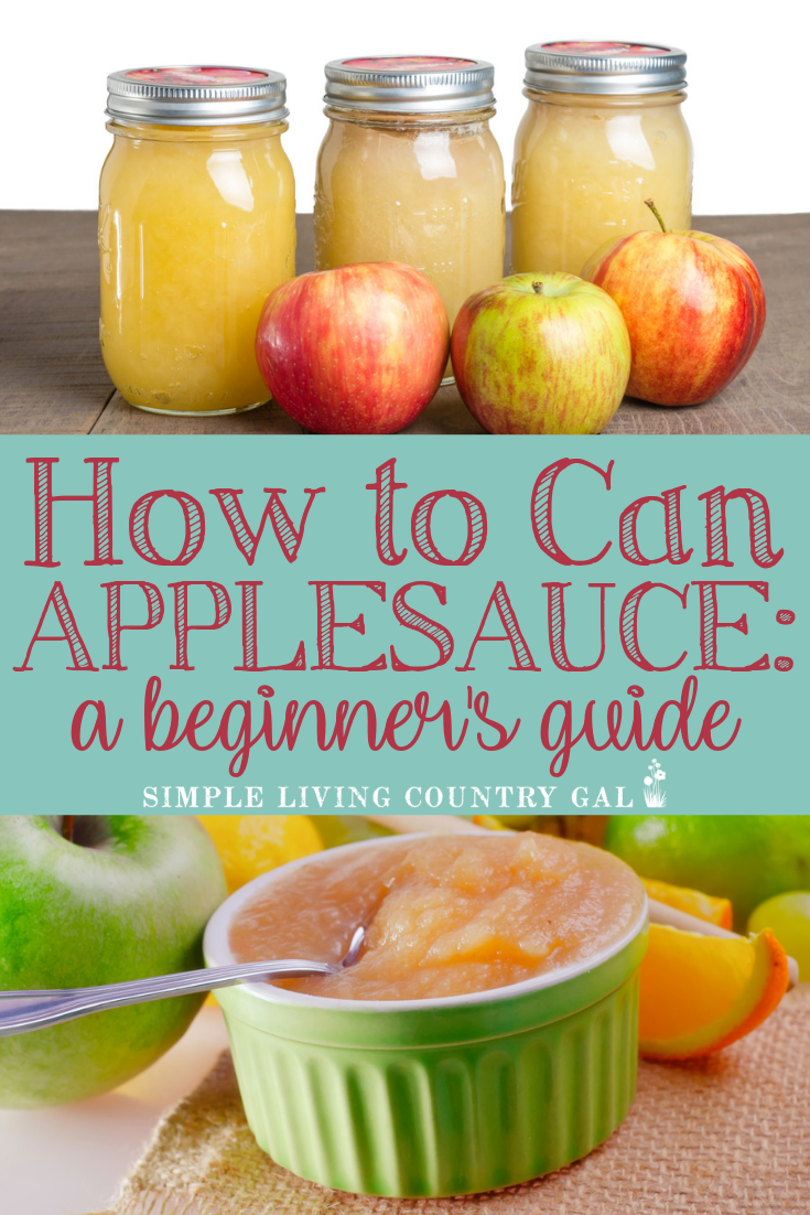 How to can applesauce: a beginners guide to filling your pantry with homemade goodness. 