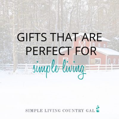 If you are striving to live a more simple life then another nick nack may be the last thing you want this Christmas. This year make a wish list of all the things you need to create a simple life you love. #simpleliving #simplelife #gifts #giftguide