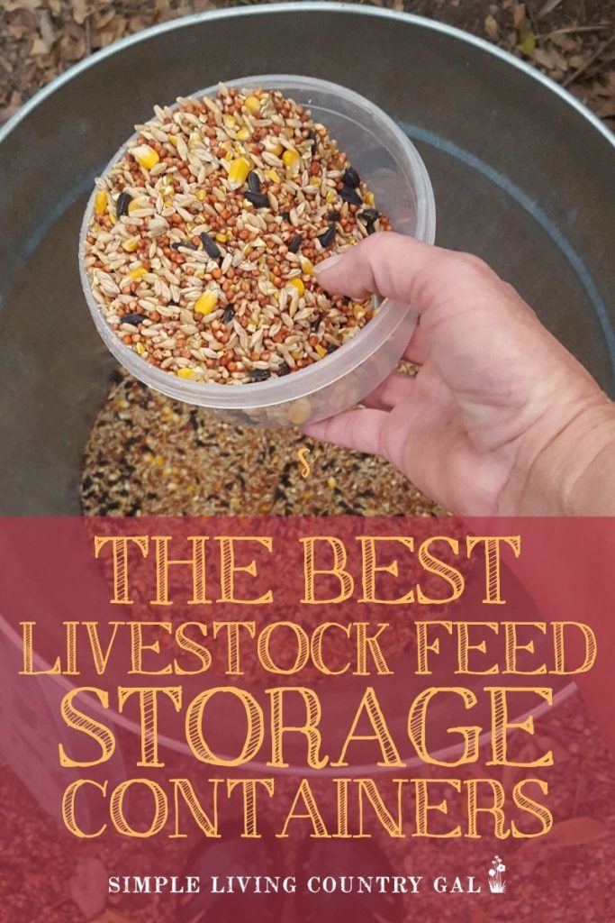 livestock feed storage containers