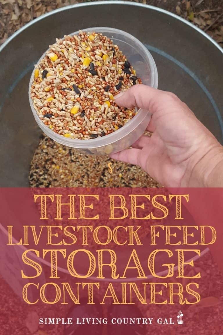 The Best Livestock Feed Storage Containers Simple Living Country Gal