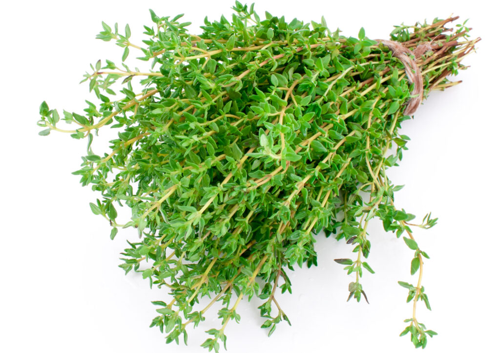 There is always time for thyme, as this herb can be used on just about every type of meal. 