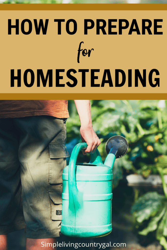 HOW TO PREPARE FOR HOMESTEADING