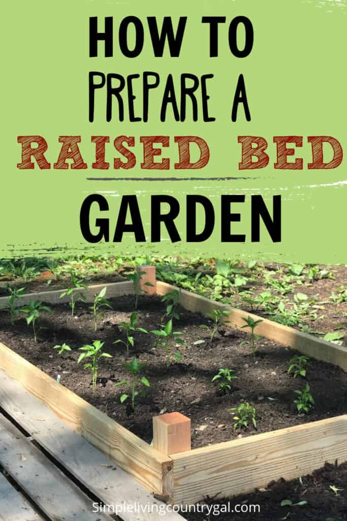 how to prepare a raised garden bed