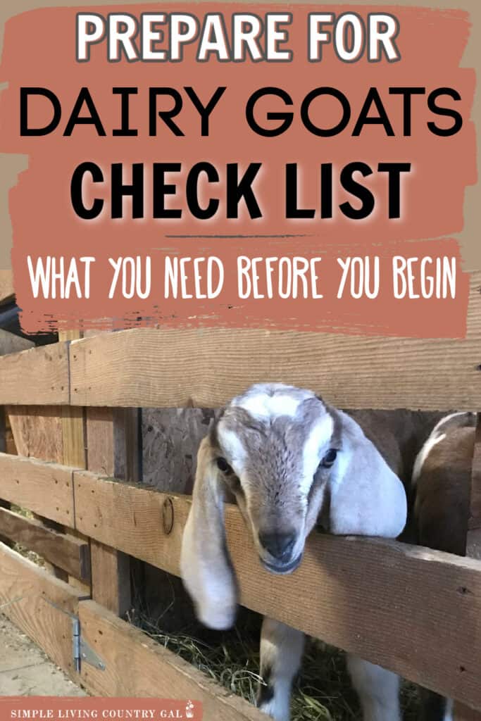 how to prepare for goats