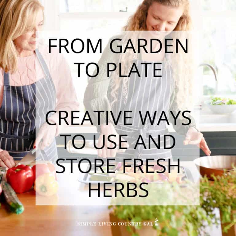 HOW TO COOK WITH FRESH HERBS
