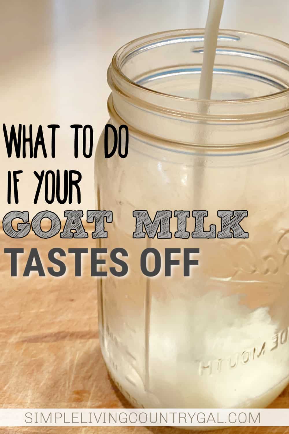 How to make goat milk taste better | Simple Living Country Gal