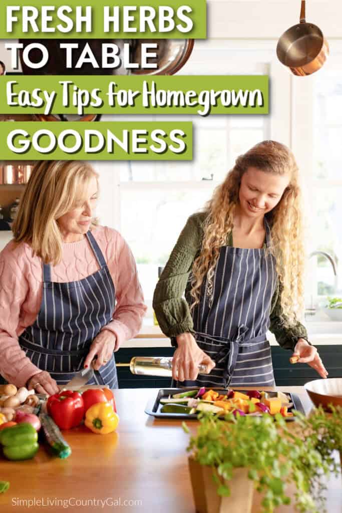 how to cook with fresh herbs