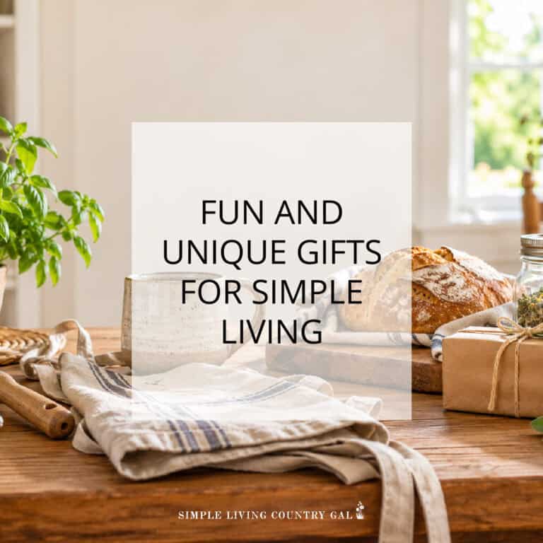 GIFTS FOR SIMPLE LIVING