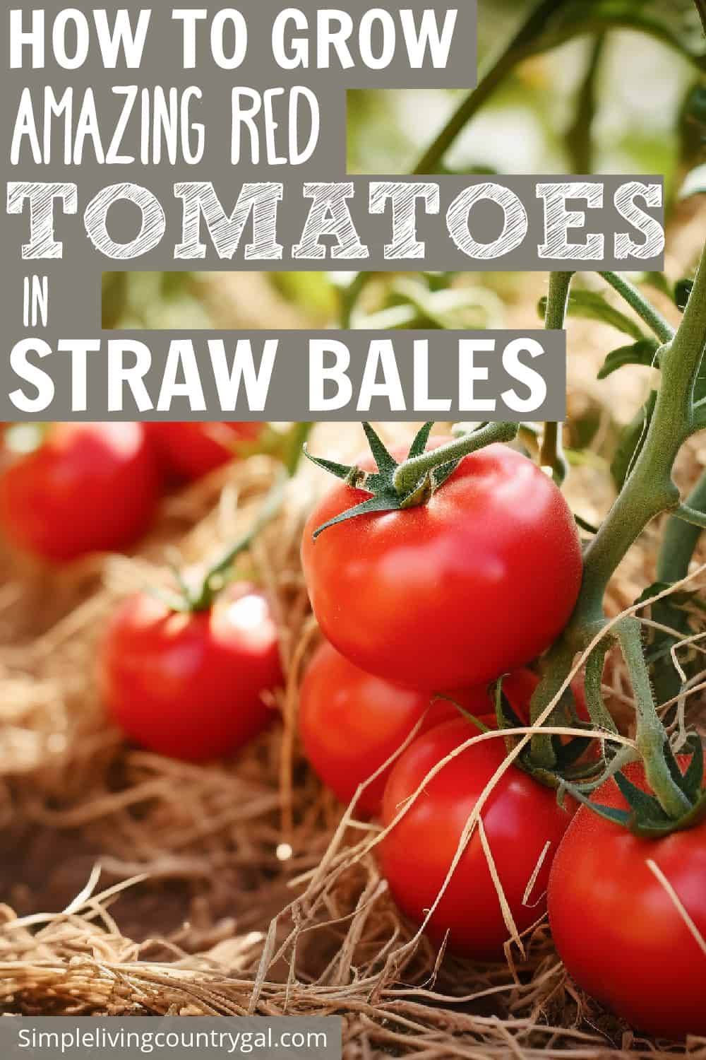Growing Tomatoes in Straw Bales Simple Living Country Gal