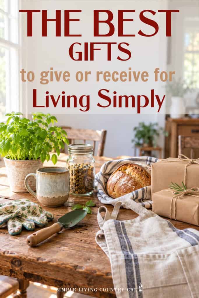 gifts for simple living