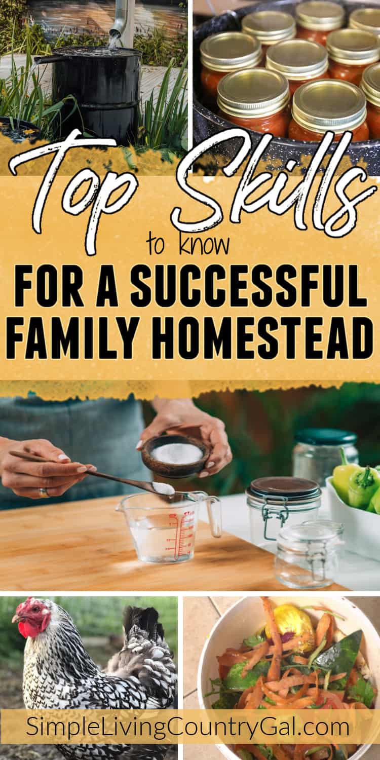 Homesteading Skills List | Simple Living Country Gal