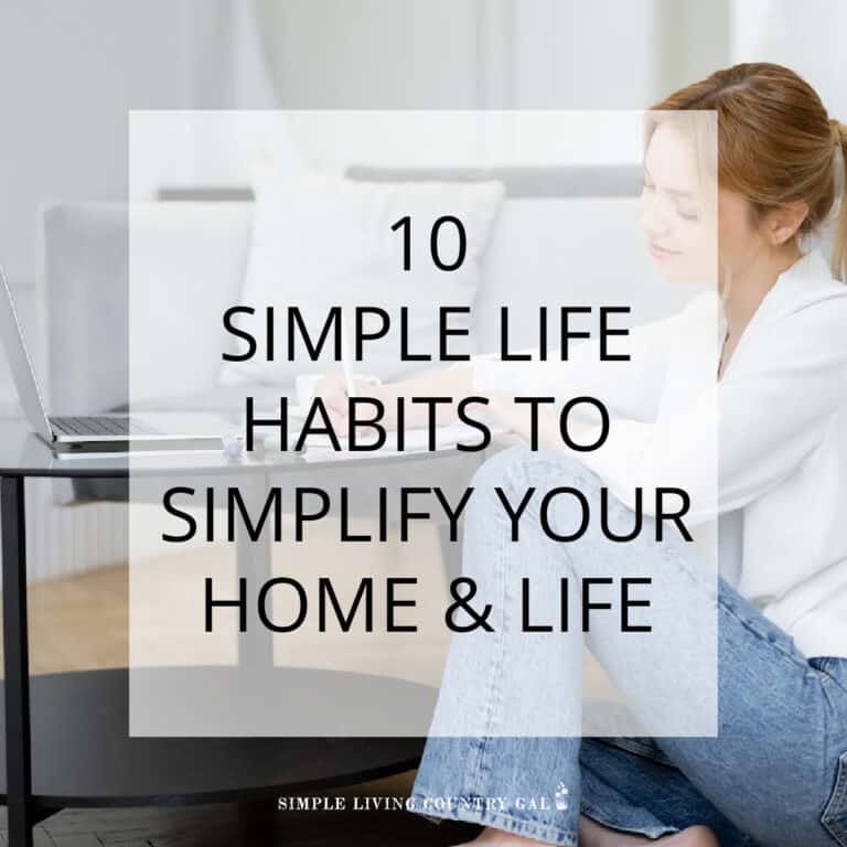 10 Simple Life Habits