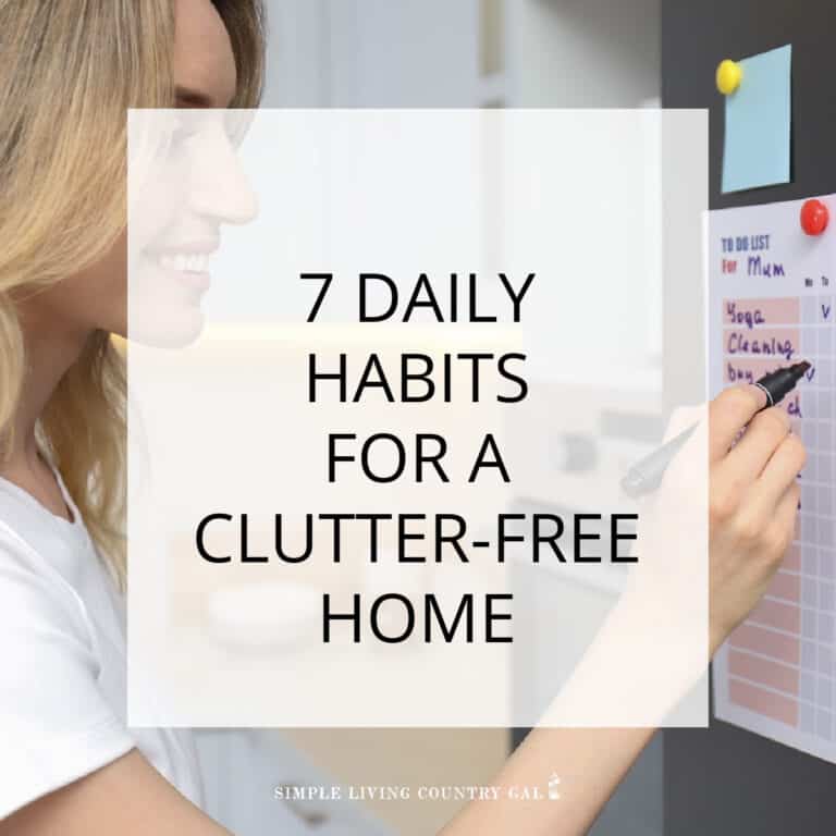 7 Daily Habits for a Clutter-Free Home