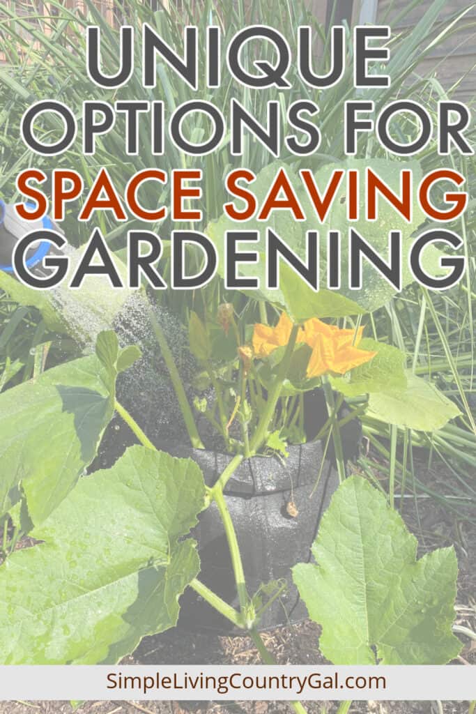 space saving gardening