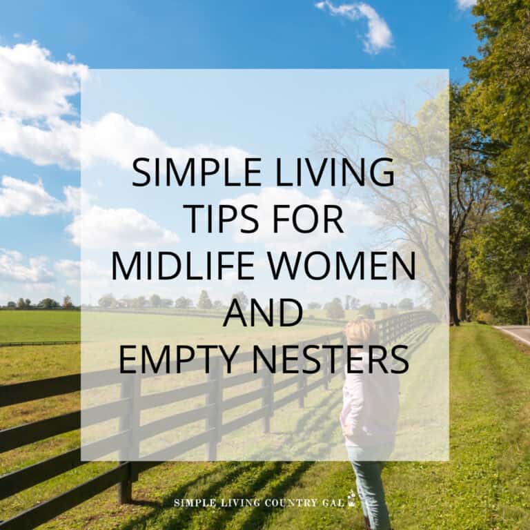 Simplicity tips for Midlife women