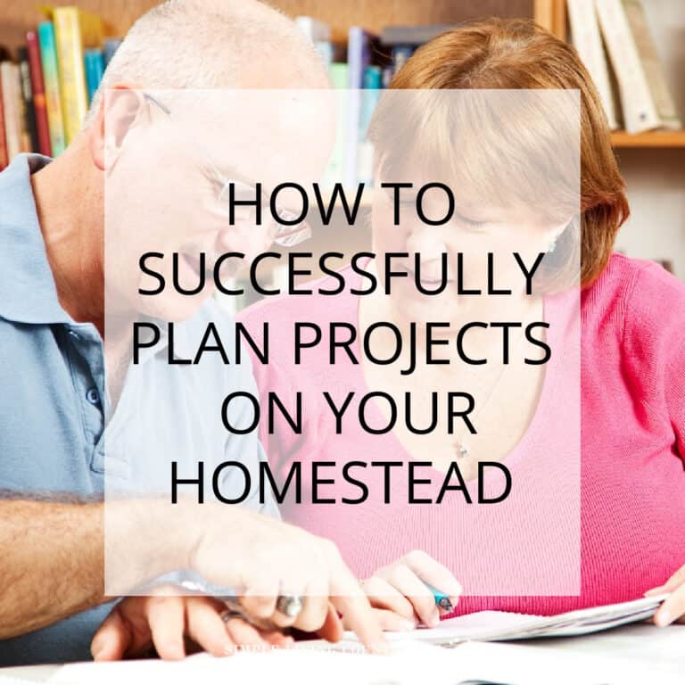 Planning Projects On The Homestead